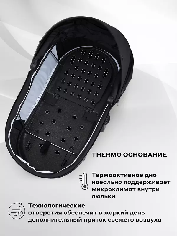 Коляска 2 в 1 Rant Falcon Therm Black